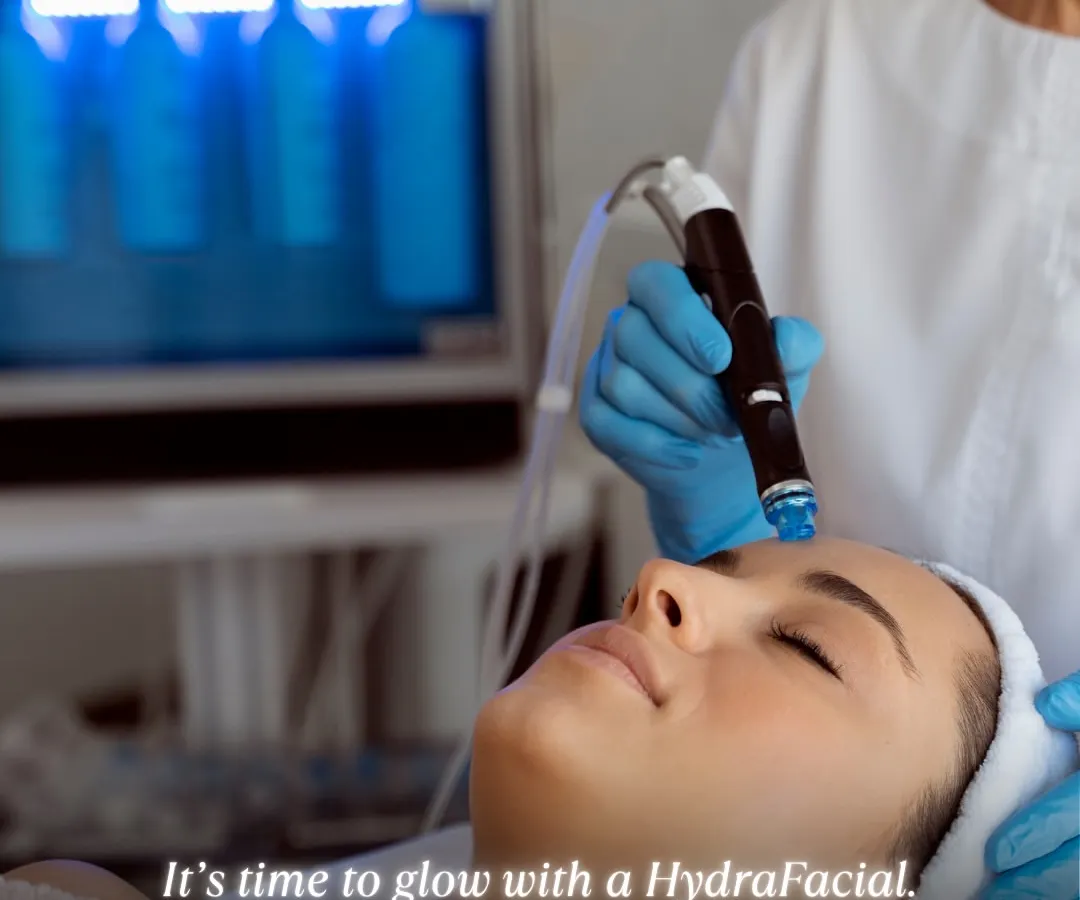 Experience the power of our HydraFacial treatment. This advanced medical-grade facial uses patented technology to deeply cleanse, extract impurities, and hydrate the skin, leaving you with an immediate, noticeable glow.