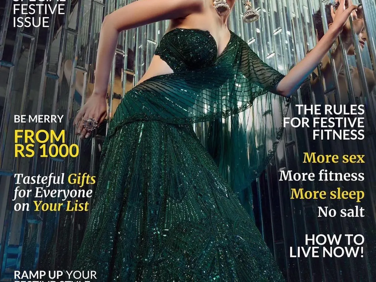 Here is the festive cover I styled for G&G Magazine featuring Miss India Manasa Varanasi. My role was to create a look that felt both celebratory and powerful, resulting in this emerald green lehenga that commands attention.