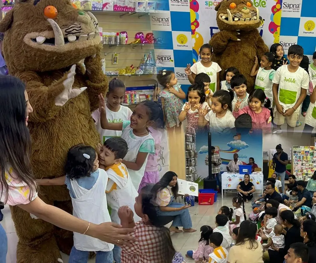 We bring stories to life! Here’s a look at our Gruffalo PlayArt Party, where kids met the Gruffalo himself. These sensory storytelling sessions combine reading with interactive play, music, and themed crafts for an unforgettable adventure.