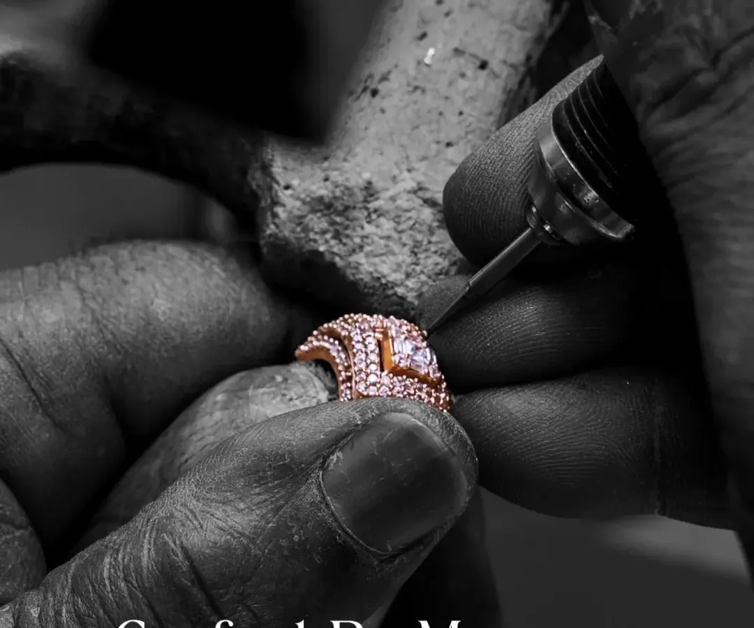 Here, you see the hands of our master artisans at work. This is where precision meets passion, as each diamond is carefully set to ensure maximum brilliance and durability. This commitment to craftsmanship is what makes every Sunbera piece a work of art.
