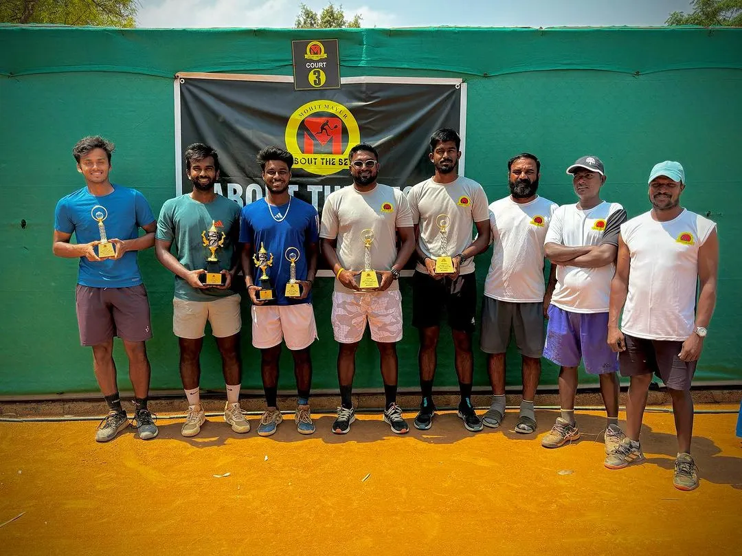 A snapshot of the winners and finalists from our first AITA 1 Lakh men's tournament. We successfully hosted over 140 players from across India, showcasing our capability to manage high stakes, professional level events.