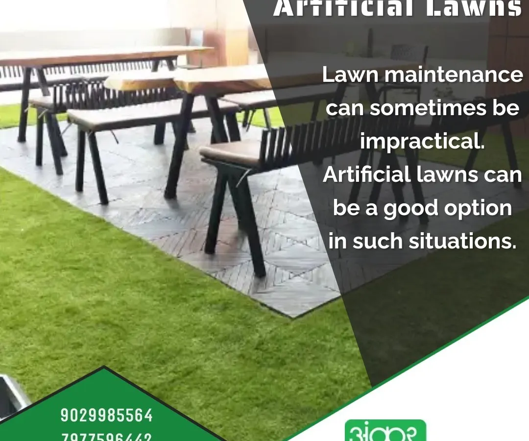 For areas where natural lawn maintenance is impractical, we offer high-quality artificial turf installation. This provides a durable, lush green look for terraces, balconies, and commercial spaces with minimal upkeep.