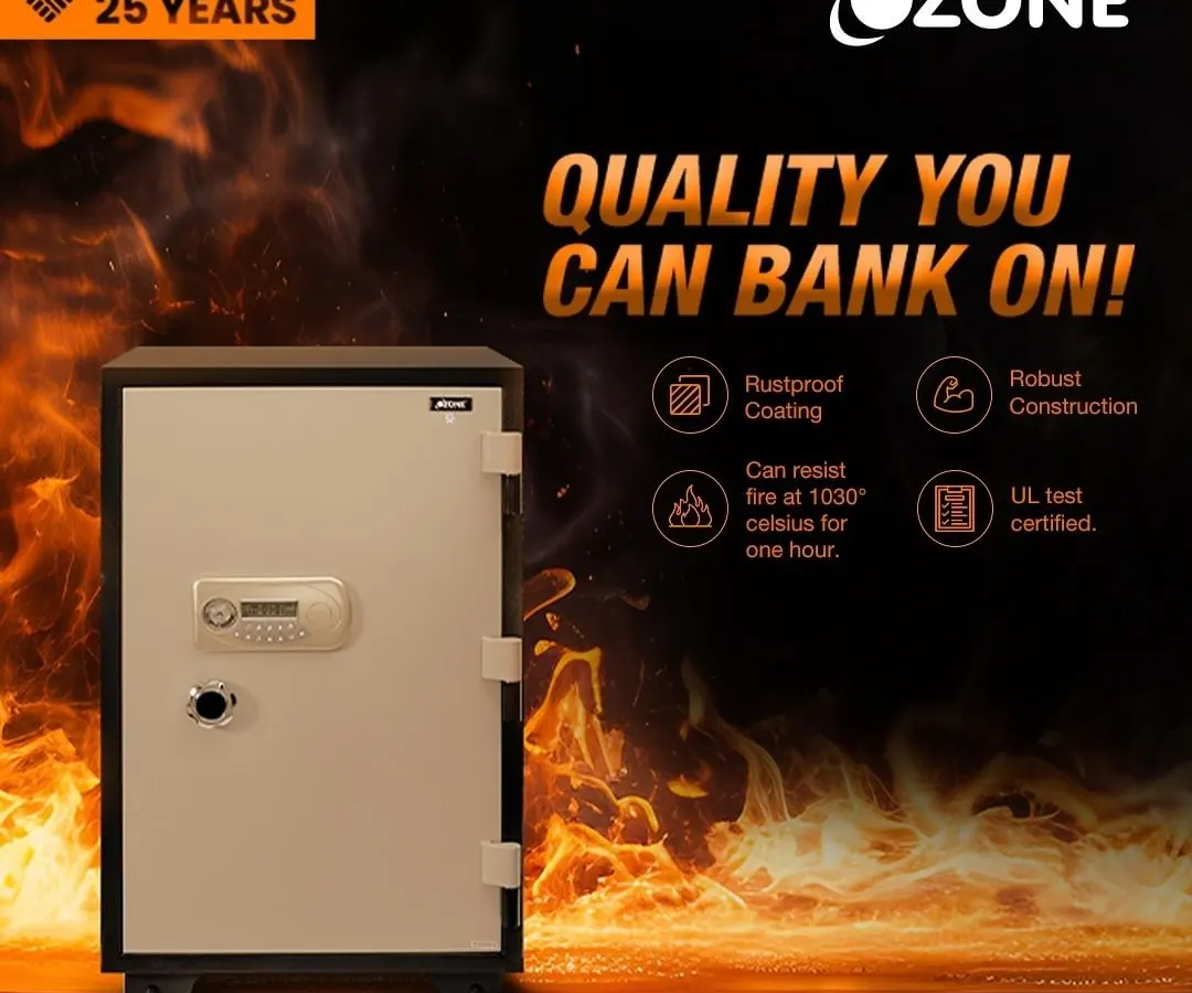 Our Fire Warrior safes offer quality you can depend on, featuring robust, UL test-certified construction and a rustproof coating. We provide solutions that are engineered to resist fire at 1030 degrees Celsius for one hour, protecting your most critical assets.