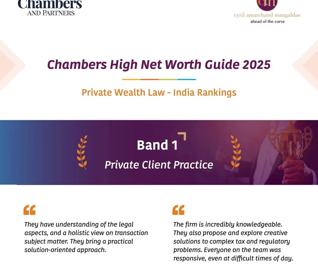 Our Private Client Practice is consistently ranked Band 1 by the Chambers High Net Worth Guide, a testament to our team's expertise. This recognition is based on direct feedback from clients who trust us with their most complex cross-border tax and trust planning needs.
