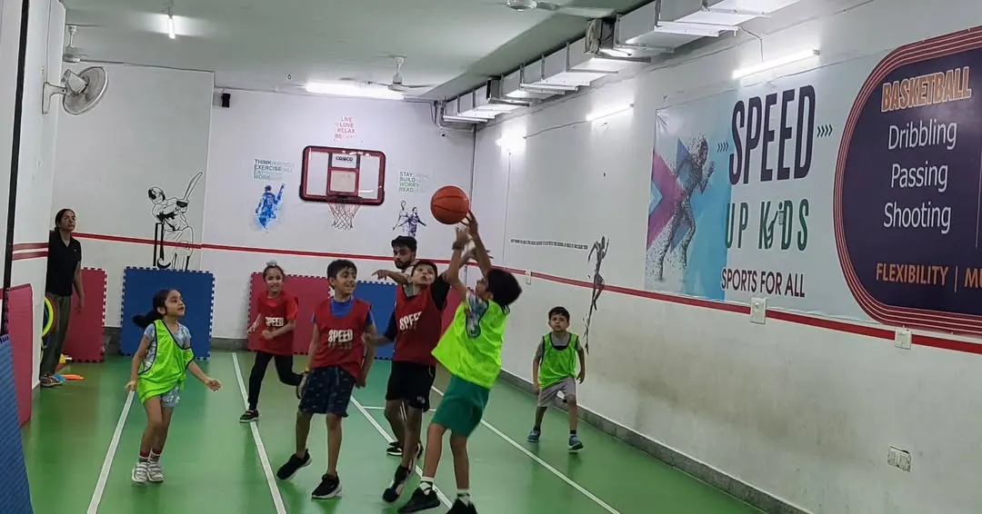 It's game time! Here, our kids learn the fundamentals of basketball, from dribbling and passing to taking their first shot. We focus on participation and teamwork, ensuring everyone gets a chance to play and feel like part of the team.