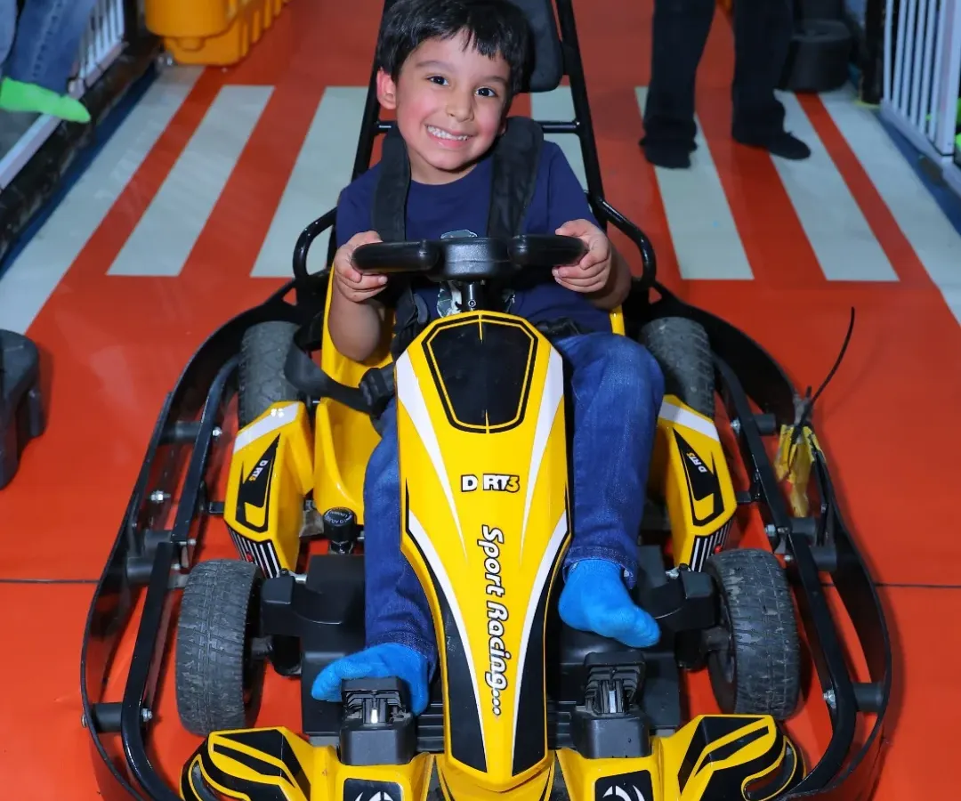 Ready, set, go! Our kid-friendly go-kart track is one of our most popular attractions. We provide safe and exciting electric karts so your little racers can experience the thrill of the track with their friends.