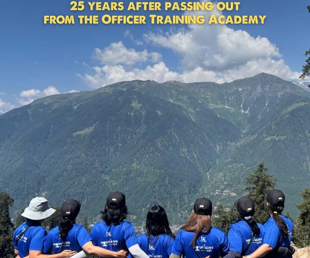 Seven women officers, 25 years after passing out from the Officer Training Academy, reunited on the Hampta Pass trek. This journey was more than a hike; it was a tribute to their sisterhood and the brothers-in-arms they lost.