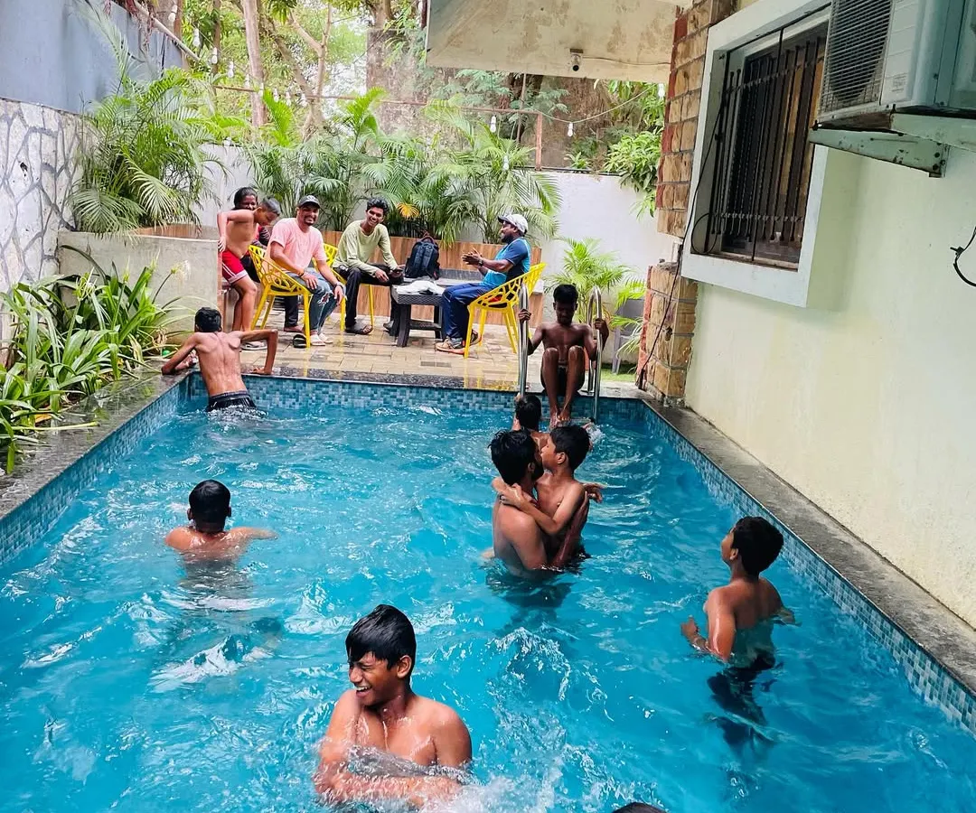 It's not just about the game, it's about the 'masti'. After a hard day on the field, our players cool off and bond in the swimming pool at our private bungalow in Lonavala. This is what a real cricket holiday looks like.