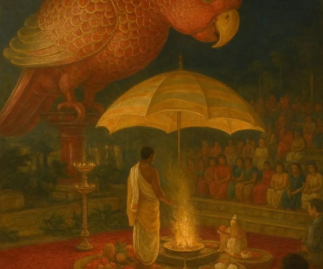 We don't just create events; we create art. This is what it would look like if the great artist Ravi Varma painted one of our wedding creations. I teach you how to think beyond Pinterest and develop concepts that are timeless, narrative-driven, and completely original.