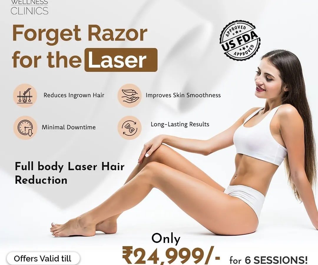 Forget the daily hassle of razors and the monthly pain of waxing. This graphic shows you the clear benefits of switching to laser hair reduction. With our US FDA-approved technology, you get long-lasting results, reduced ingrown hair, and smoother skin with minimal downtime. It’s a smart investment in yourself.
