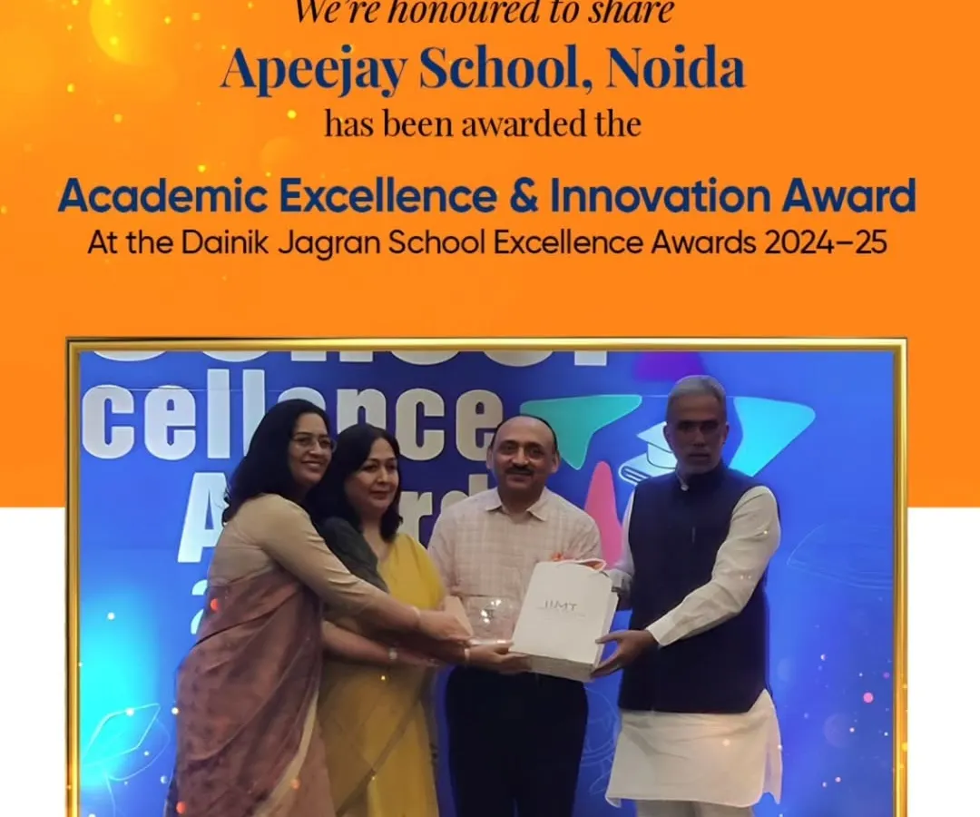 We are honored to receive the Academic Excellence & Innovation Award from Dainik Jagran. This prestigious recognition is a testament to our unwavering commitment to progressive learning and academic distinction.