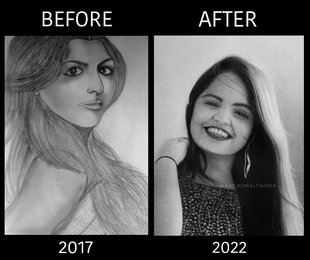 This is my own journey from 2017 to 2022. I share this to show you that drawing is a skill that can be learned with patience and the right guidance. If I can do it, I truly believe you can too.