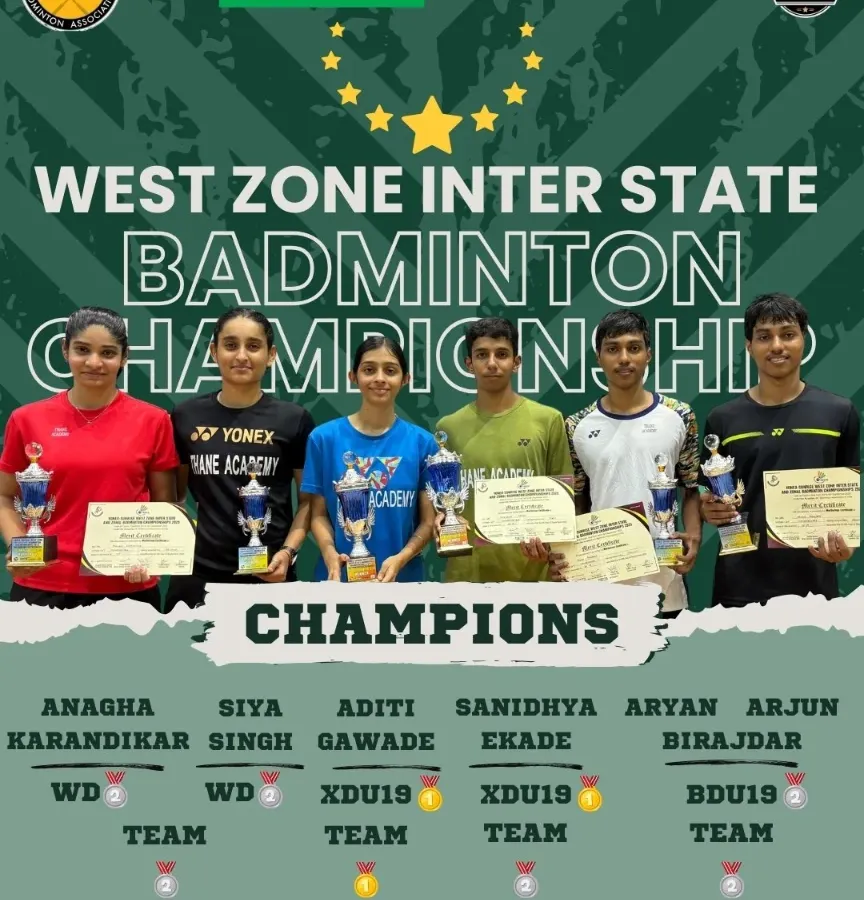 We believe in building champions, and the results show it. Here are our players after dominating the West Zone Inter State Badminton Championship, bringing home an incredible 11 medals. This is the level of excellence our training programs aim for.