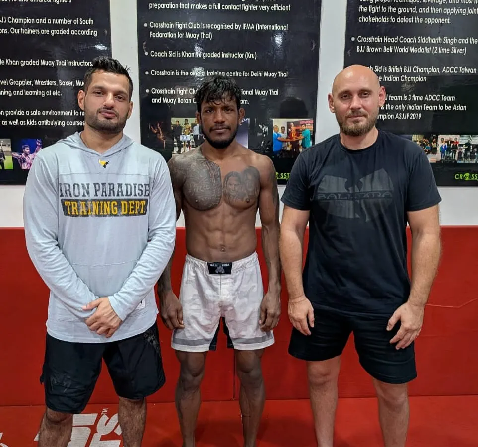 This is what the hard work is for. Our fighter Dushyant, in peak physical condition right before his professional MMA fight. We train athletes for competition, building the strength and discipline needed to step into the cage.