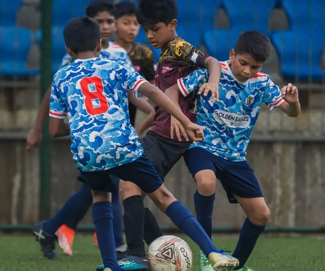 The fight for every ball. This is the passion and determination we instill in our players during every youth football match. It's about giving your all for the team and the badge.