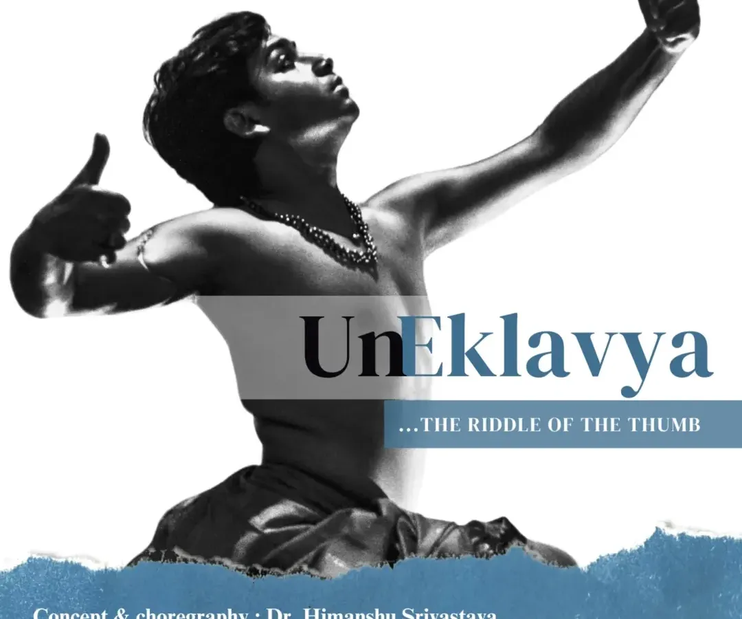 Presenting "Un-Eklavya," a production that re-examines the story of the tribal warrior from the Mahabharata. Through this piece, I question our modern battles and the sacrifices we choose to make, exploring the idea of a spirit that lives beyond physical limitations.