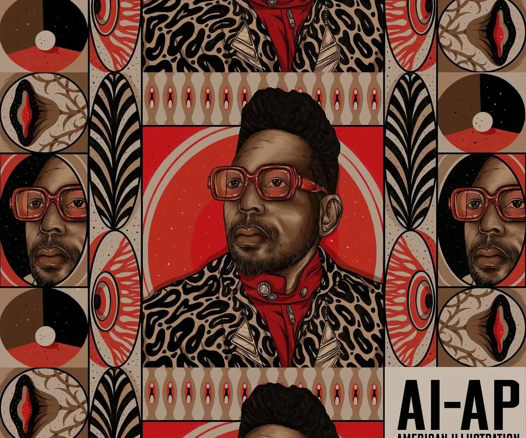A surreal portrait of musician Damon Locks, commissioned for Bandcamp Weekly. For this piece, I created a patterned, tile-like background that reflects the layered and rhythmic nature of his music, blending his likeness with symbolic, abstract elements. This is an example of my award-winning editorial portraiture.