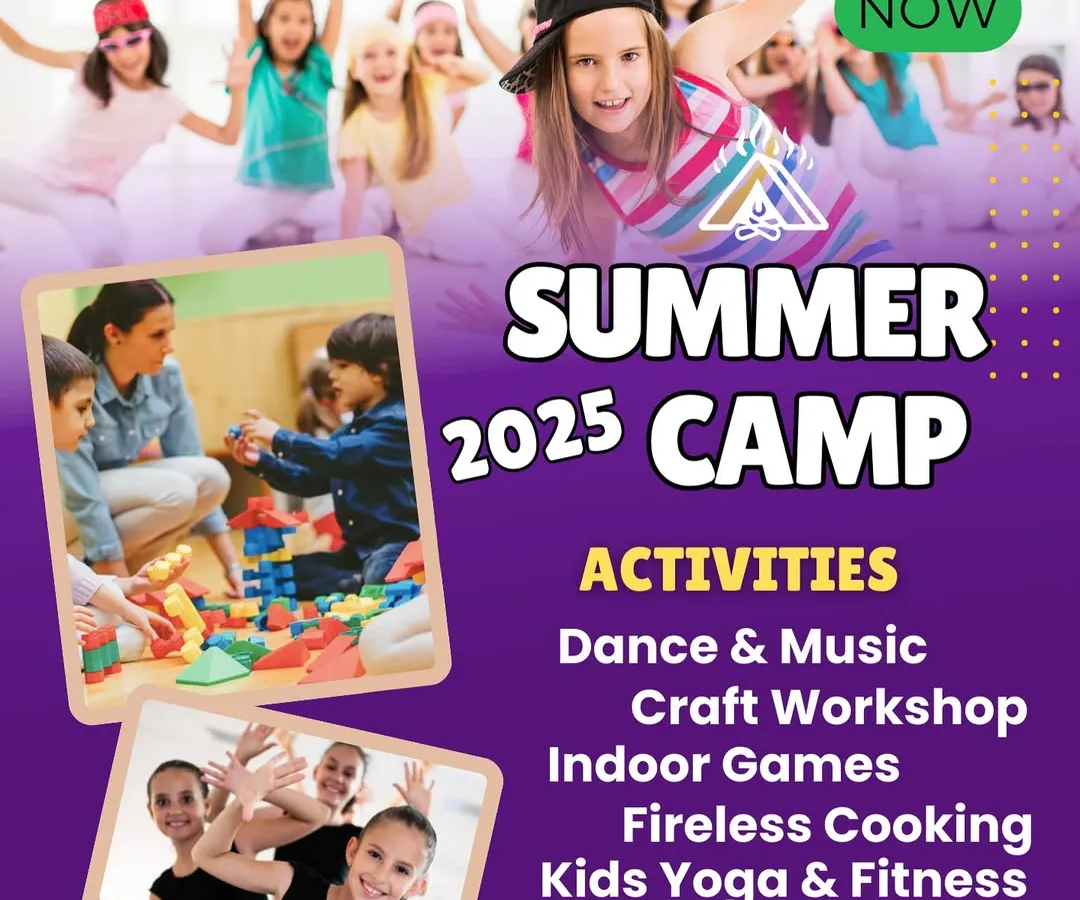 Here’s a quick look at what my Summer 2025 Camp is all about. This flyer breaks down all the activities we offer, from dance and music to fireless cooking and kids yoga, for children aged 3 to 10.