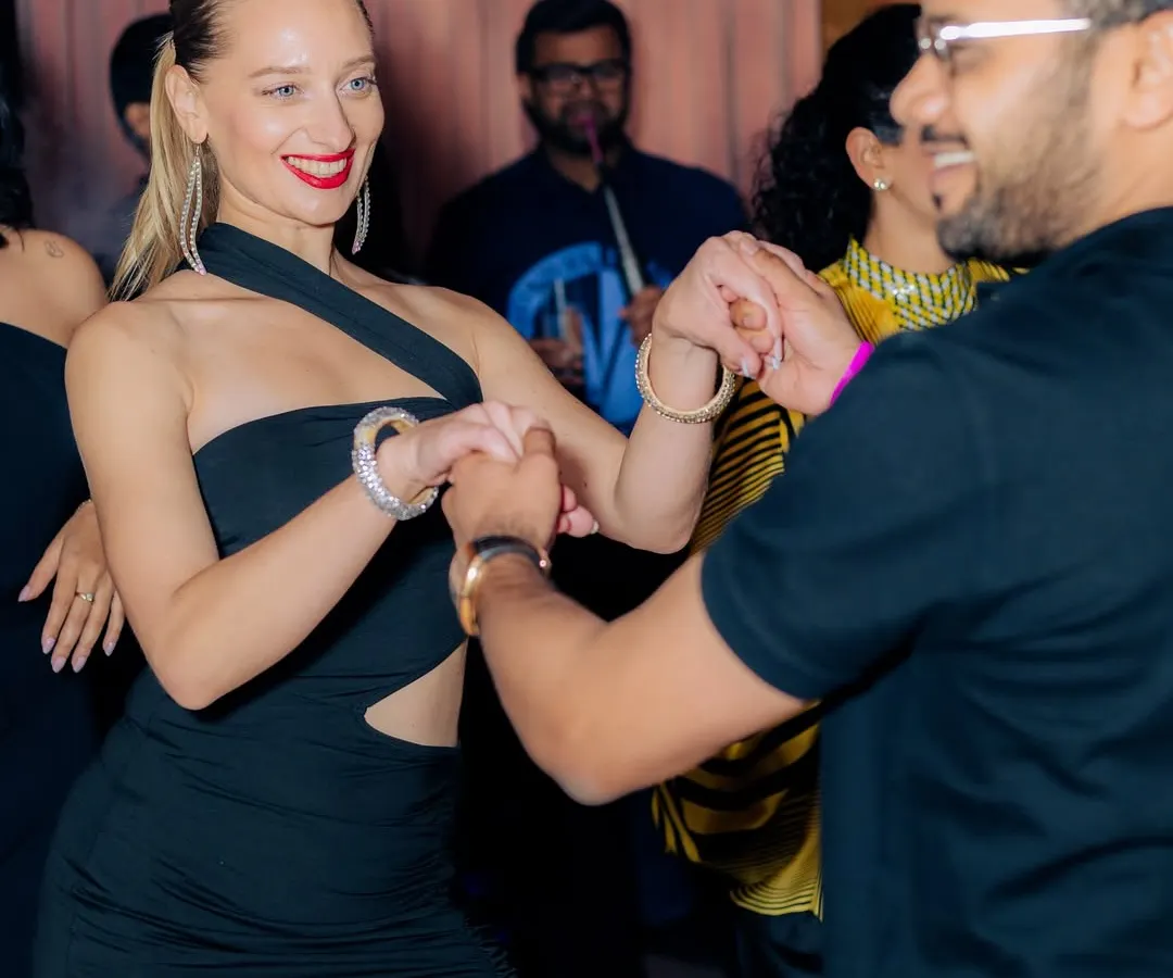 We love bringing people together to groove. Here's a moment from a fun Salsa social we hosted, where beginners and regulars alike could feel the rhythm and enjoy the night. No experience is needed, just a love for dance.