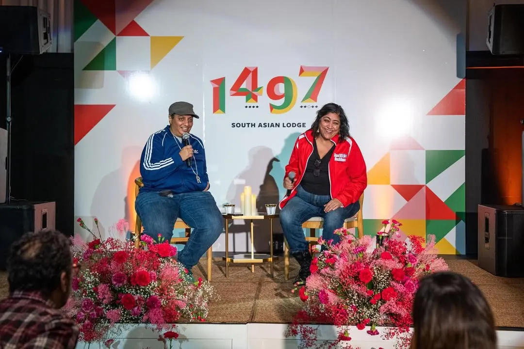 On stage for a panel discussion at the 1497 South Asian Lodge. I love these opportunities to sit down and talk about the intersection of culture, community, and art, sharing stories and ideas with other creators.