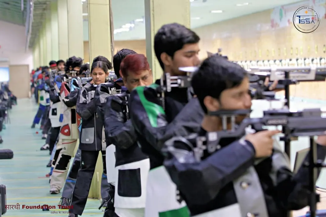 This is what true focus looks like. A full line of rifle shooters at one of my championships, each one in the zone. I make sure the environment is professionally managed so every athlete can find this level of concentration and perform at their best.