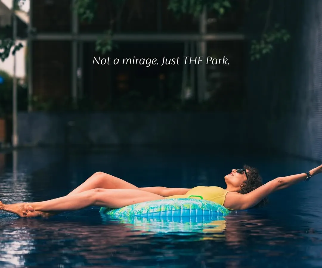 Find your oasis in the heart of the city. This isn't a mirage, it's your personal escape at The Park, where you can float away from it all in our tranquil pool.