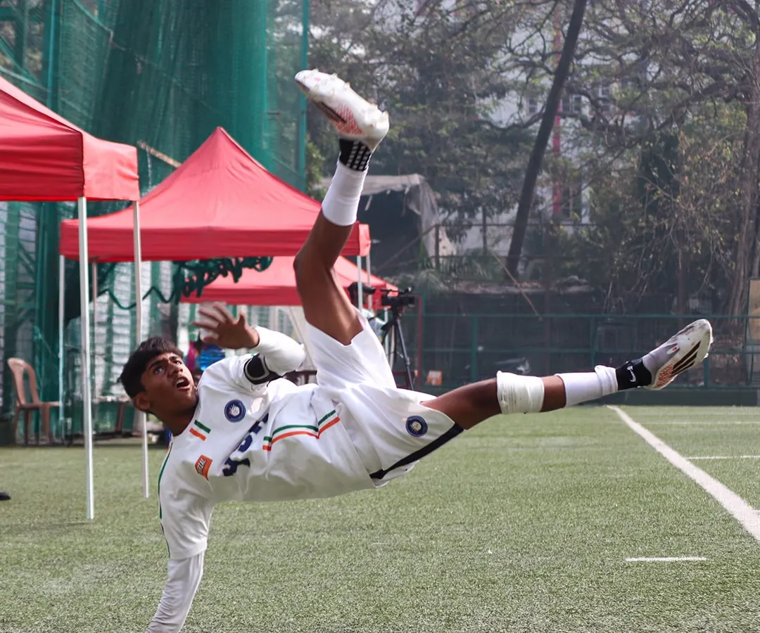 It's about creating moments of brilliance. This perfectly executed bicycle kick captures the acrobatic skill and passion our players bring to every SFL match.