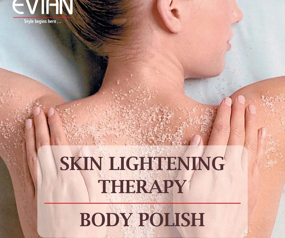 Experience full-body rejuvenation with my skin lightening and body polish therapy. This treatment exfoliates dull, dead skin, leaving you feeling smooth, bright, and completely refreshed from head to toe.