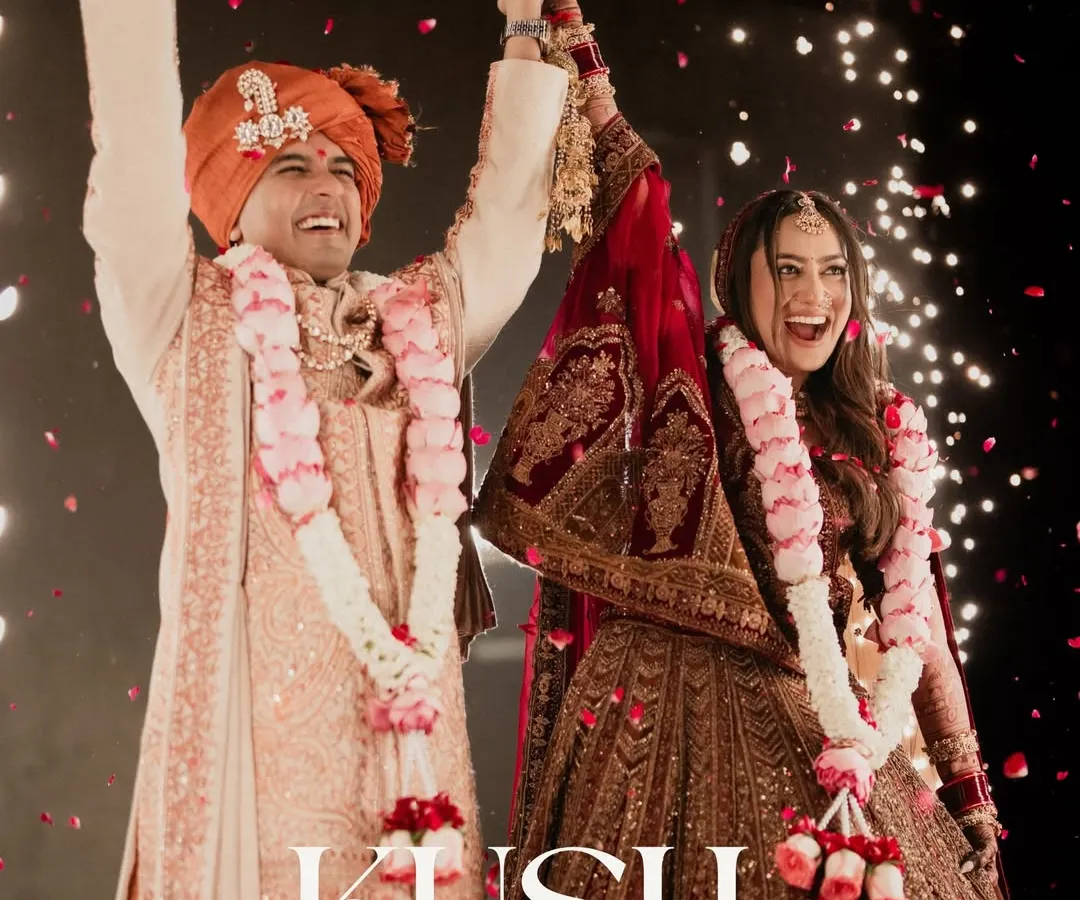 A moment of pure, uninhibited joy. Kush and Harita celebrate their union in Mumbai, surrounded by the energy of their loved ones. This is the kind of explosive happiness I live to capture.