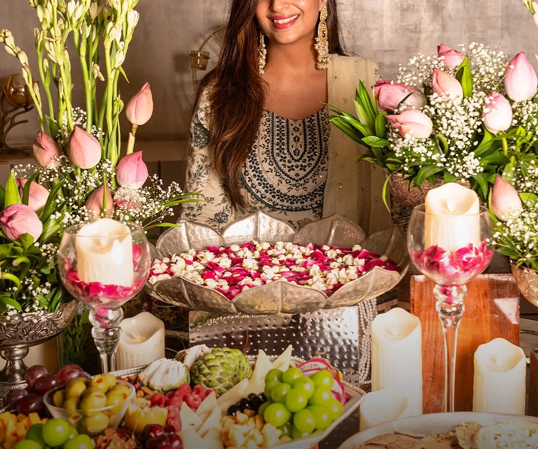 Behind every Apero creation is a lot of heart. Here I am, surrounded by a festive spread, ready to bring that 'maa ke haath ka pyaar' to your special occasion.