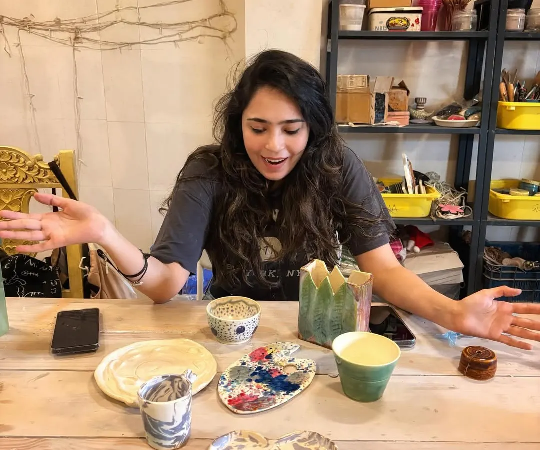 This is the beautiful result of just letting go and playing with clay. I love seeing the pride and happiness on a student's face when they see all their creations from the beginner's course laid out. Each piece tells a story of their unique journey.
