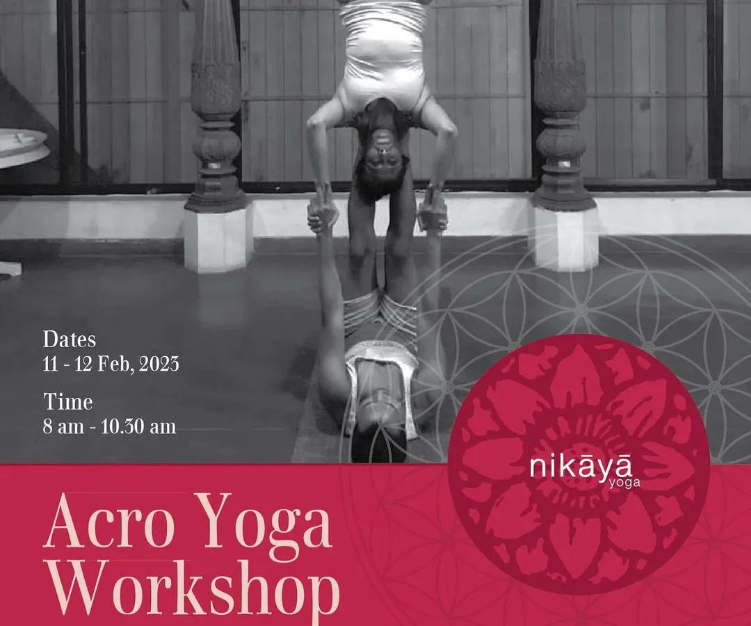 Come play and connect in my Acro Yoga workshop. This practice combines yoga, acrobatics, and healing arts to build trust and communication. It's a beginner friendly session where we focus on having fun and supporting each other, even if we wobble.