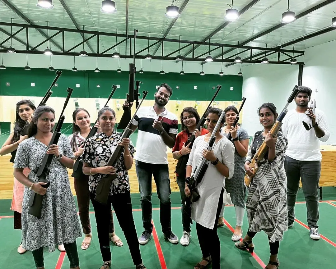 The team from EY came by to blow off some steam. A team building activity with us is way more exciting than another boring corporate lunch. Everyone leaves with a smile and some new bragging rights.