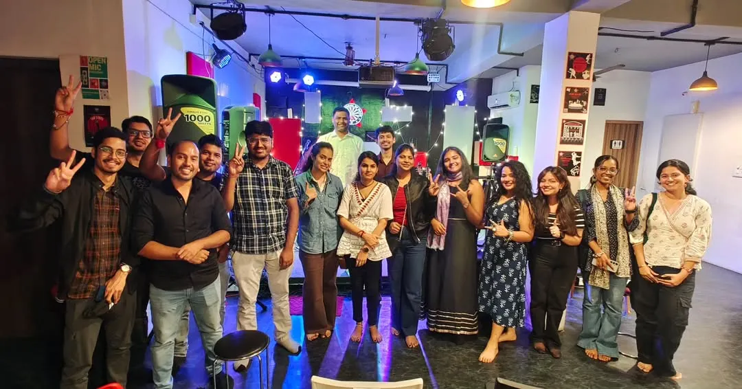 This is what our community looks like after a killer "Rock The Stage" night. It's all about good vibes, great music, and even better people. You're looking at the beautiful people of Bangalore right here.