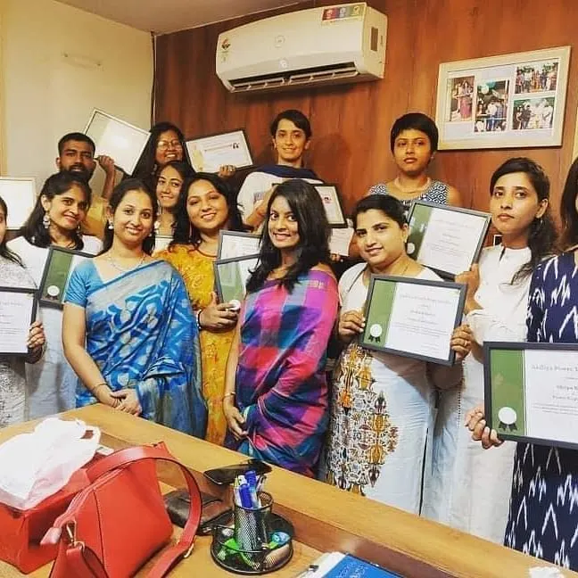 This is the goal we work towards: the moment you become a certified yoga teacher. Here is one of my proud batches of graduates, holding their 300-hour YIC certificates from VYASA. Their journey from practitioner to teacher is a testament to their dedication.