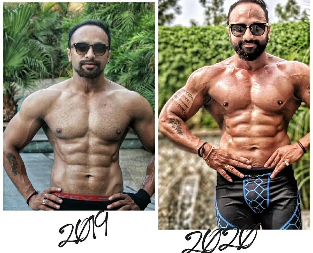 The proof is in the progress. This is my own transformation from 2019 to 2020, built with relentless training and the right nutrition. This journey taught me exactly what it takes to build a powerful physique.