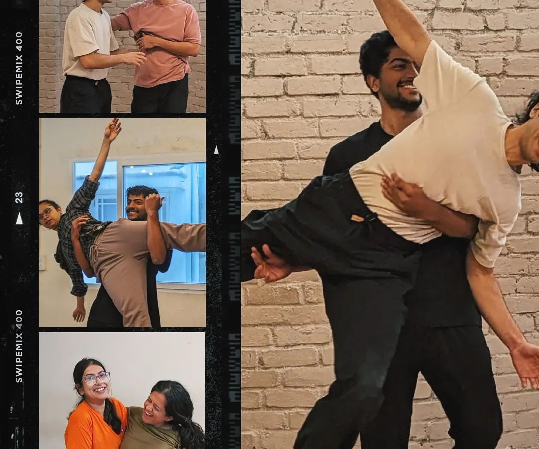 We believe in the power of partnership. This collage captures moments of trust, balance, and fun from our contemporary dance classes, where students learn to lift and support each other, building both strength and connection.