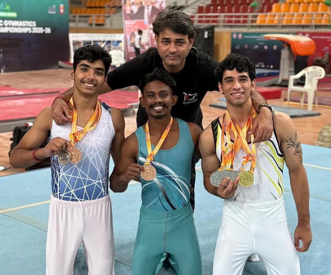 This is what victory looks like. We are incredibly proud to stand with our champions from the Artistic Gymnastics National Championships, celebrating their multiple medals won through sheer hard work and persistence.