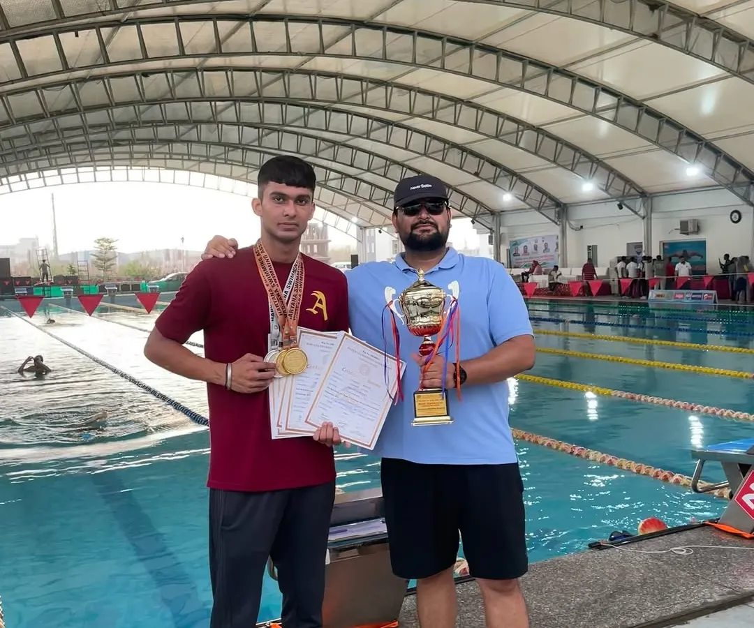 I help swimmers break through performance plateaus. Nishant joined my academy and within 8 months, not only won his first SGFI National medal but also became the 'Best Swimmer of Haryana', dropping his 50m breaststroke time from 33.21 to 31.43 seconds.