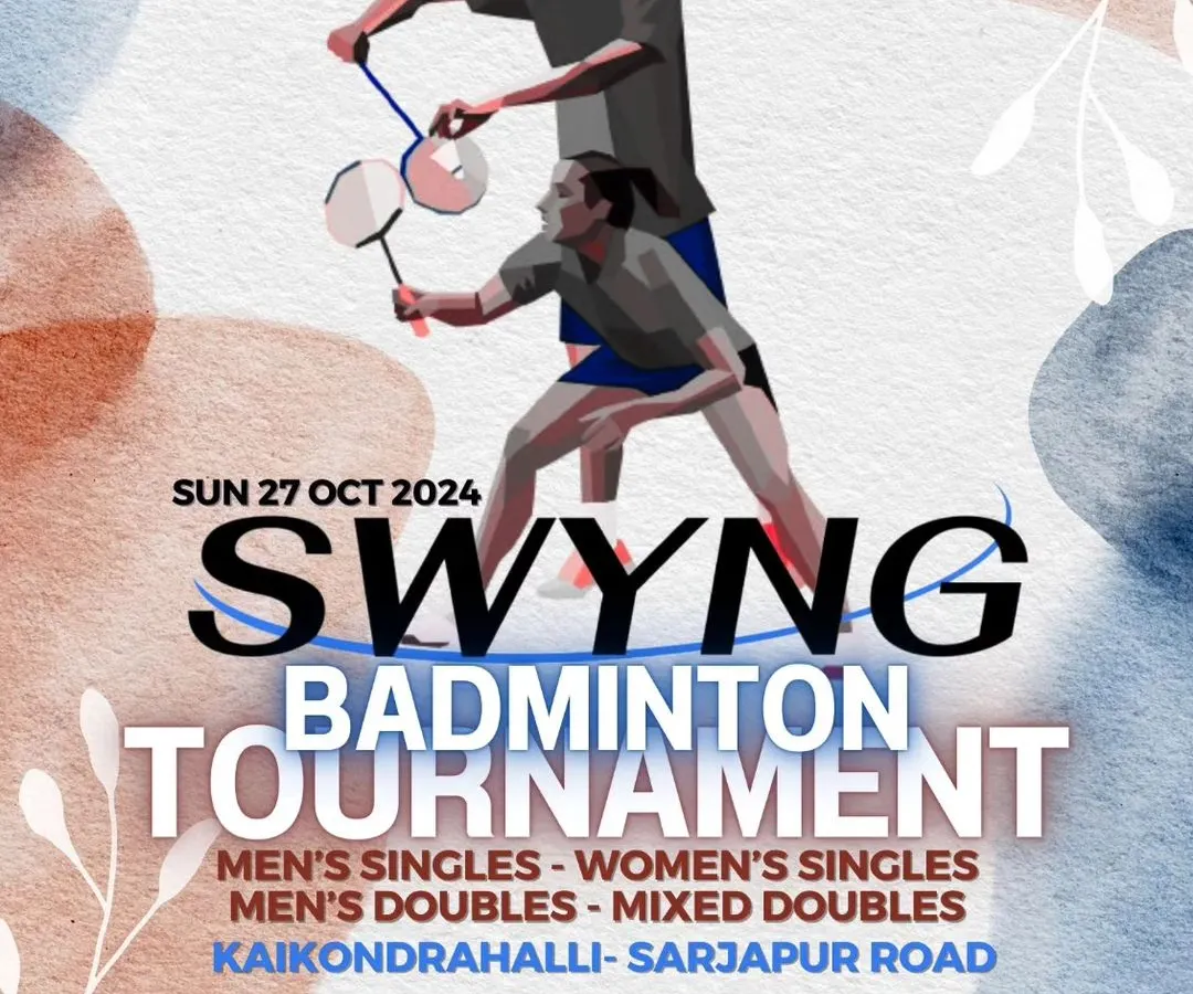 We organize comprehensive badminton tournaments with categories for everyone, including Men's Singles, Women's Singles, Men's Doubles, and Mixed Doubles.