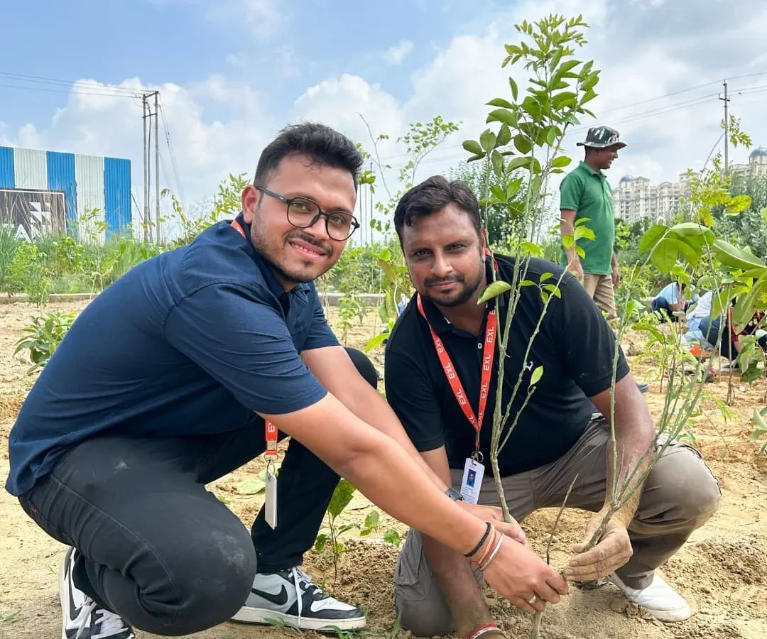 A great day getting our hands dirty with the team from EXL in Greater Noida. Our corporate plantation drives are designed to be more than just a CSR activity; they are a powerful employee engagement initiative that builds teamwork and a shared sense of purpose.