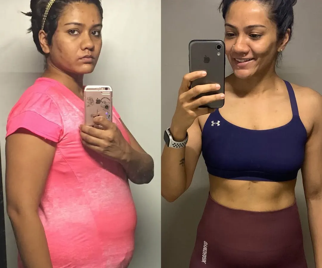 On the left is me from a few years ago, lost in diet culture. On the right is me today, strong, fueled, and confident. My journey proves that sustainable change isn't about quick fixes, it's about building a lifestyle you can love for years.