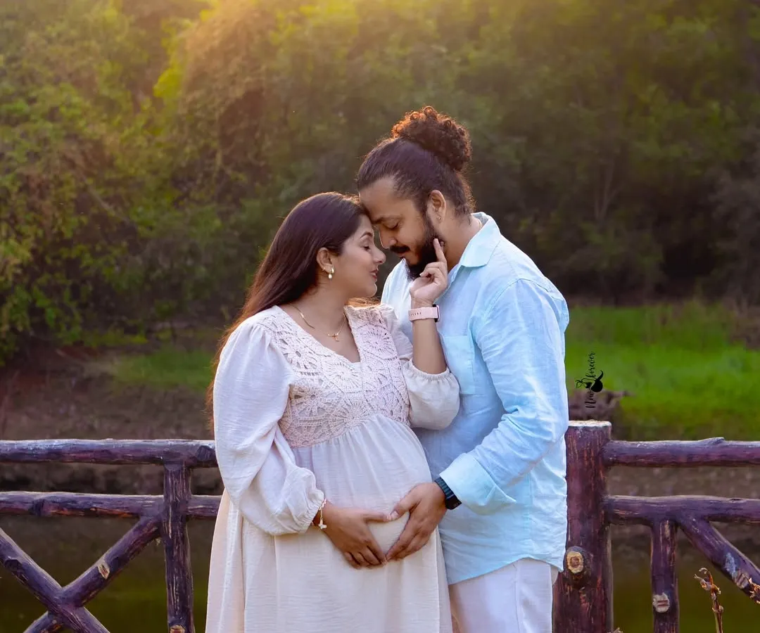 There's a special magic in the golden hour light. We captured this intimate moment for an expecting couple during a natural light maternity session, focusing on their connection and the quiet joy of their journey.