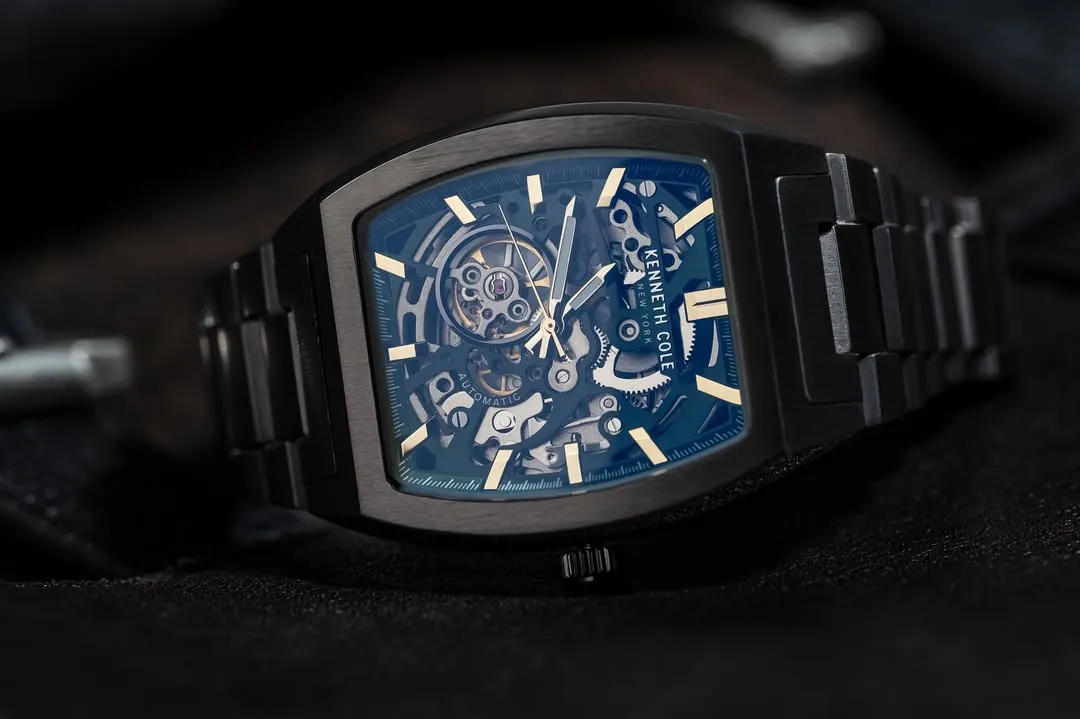 For this Kenneth Cole timepiece, we focused on capturing the intricate details of the skeleton dial. Macro photography like this highlights craftsmanship and the luxury quality of the product, building desire and trust with discerning customers.