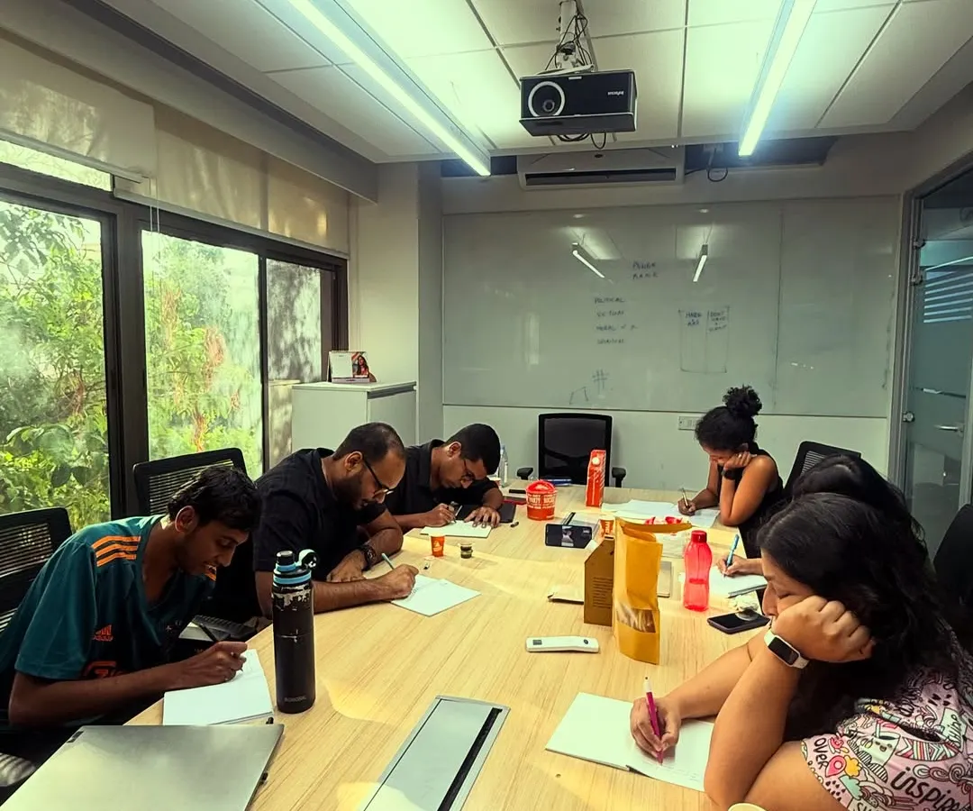 This is where the work and the magic happen. A snapshot from our in-person 'Pudus' batch, where writers are deep in focus, bringing their stories to life through dedicated practice and craft exercises.