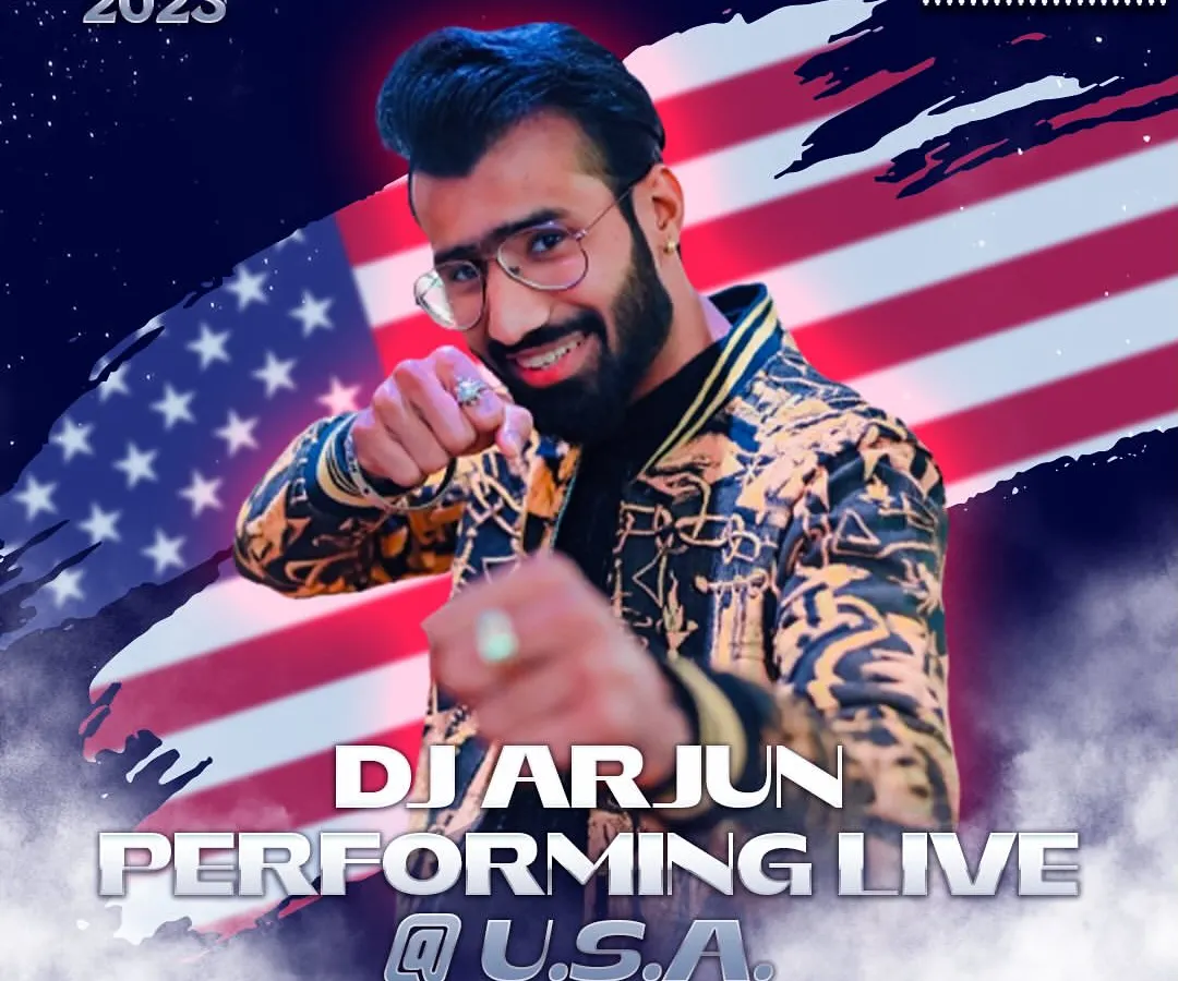 Taking my sound global with the U.S.A. Tour. This poster captures the excitement of bringing my high-energy Bollywood sets to an international audience across America. It's a dream to connect with new crowds worldwide.