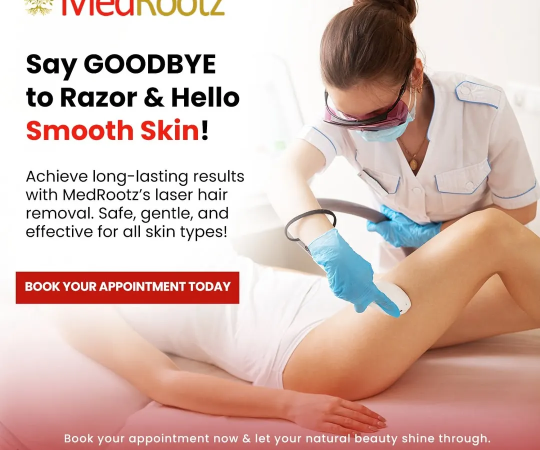 Here you can see the laser hair removal process in action on a client's leg. The procedure is gentle and targets only the hair follicle, leaving the surrounding skin untouched. My goal is to help you say goodbye to razors and hello to permanently smooth skin.