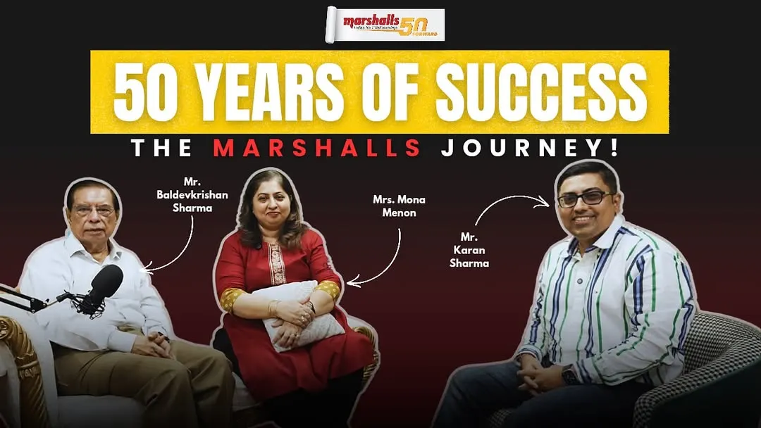 This is us. Three generations dedicated to a single dream. This image captures our journey of 50 years of success, from our founder Mr. Baldevkrishan Sharma to the next generation steering us forward. When you partner with us, you become part of this family and this legacy.