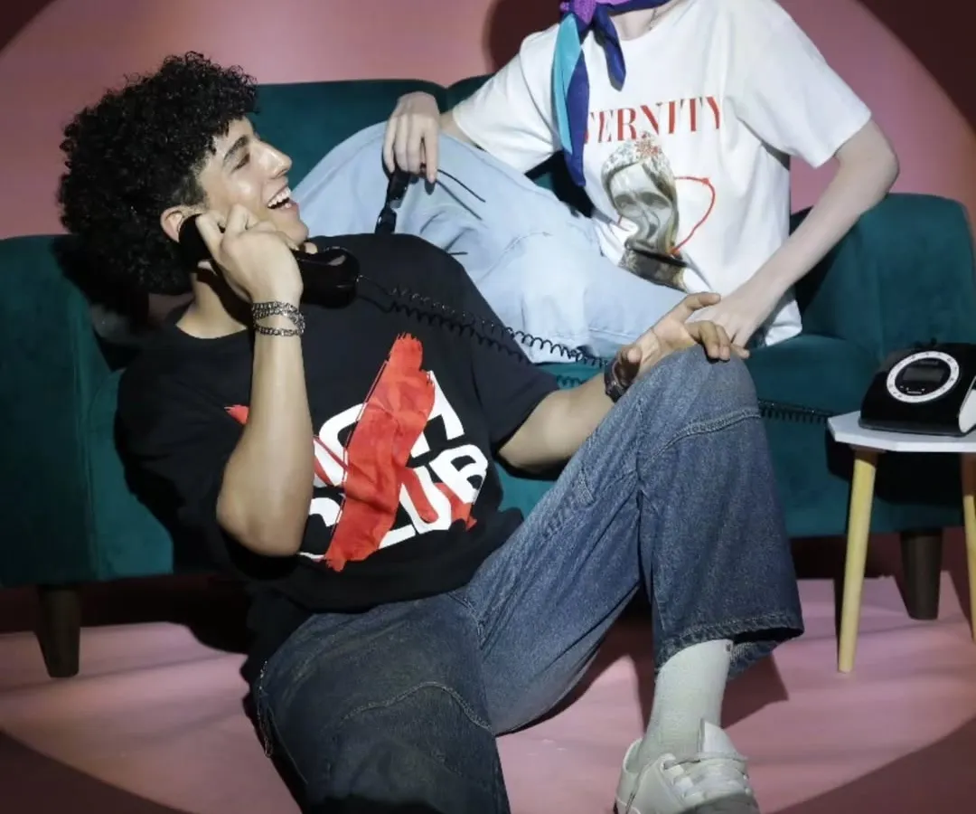 A glimpse into a campaign I styled and directed. I love creating a whole vibe, not just an outfit. Here, I blended retro-inspired streetwear for both men and women to tell a cohesive brand story.