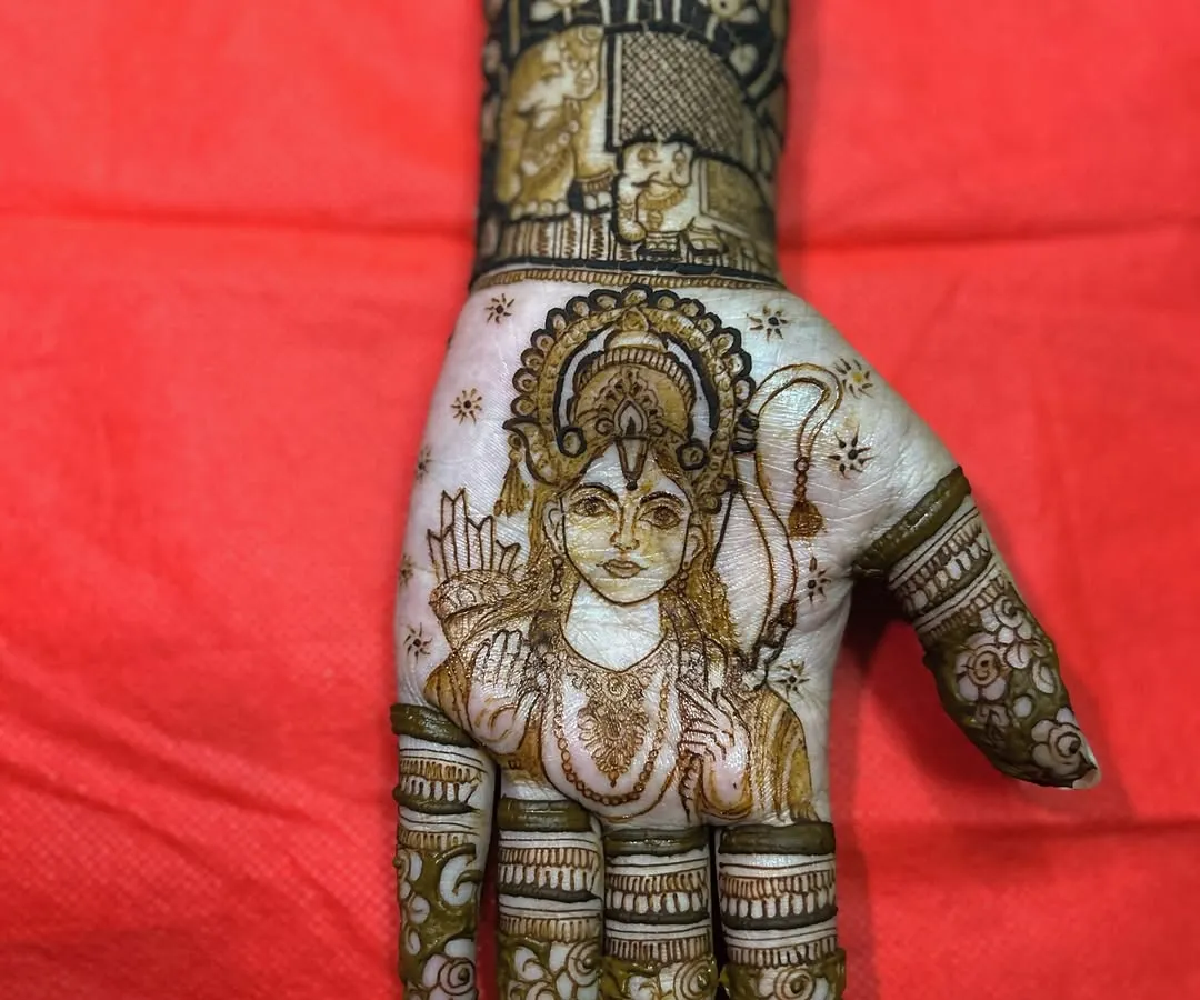 This is the level of artistry you can achieve. In my course, I teach advanced figure work, including how to create detailed portraits like this depiction of Shri Ram, from the expression and posture to the fine details of the bow and attire.